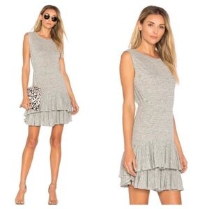 New Rebecca Taylor Ruffled Jersey Dress